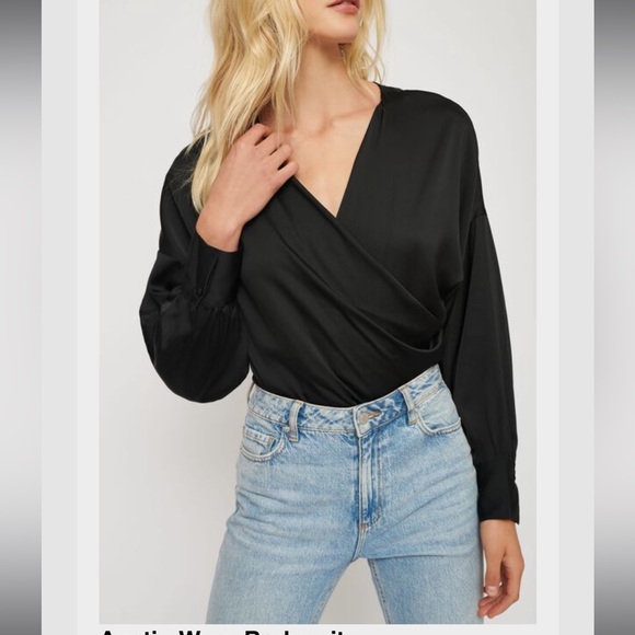 Dynamite Tops - Dynamite Austin Wrap Bodysuit